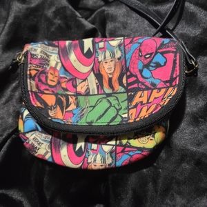 Small Neon Marvel CrossBody Purse